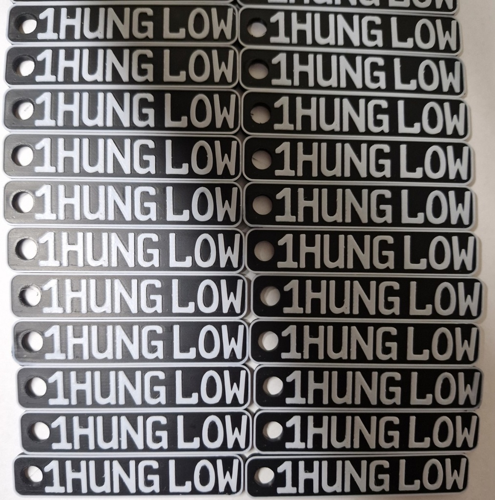1 HUNG LOW Key Plate