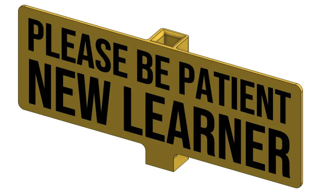 New Leaner Sign