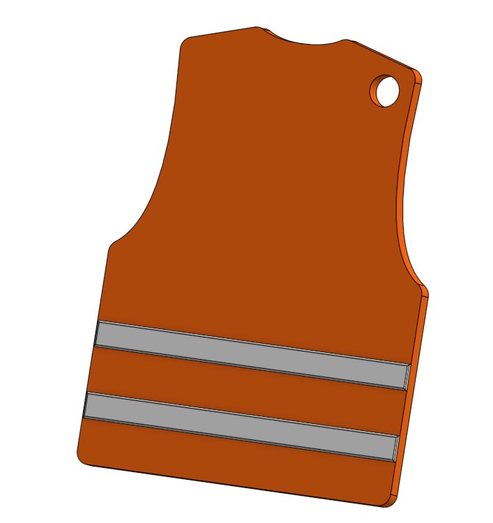 HiVis KeyRing