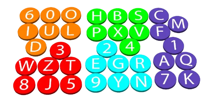 Magnetic Letters & Numbers Pack of 36
