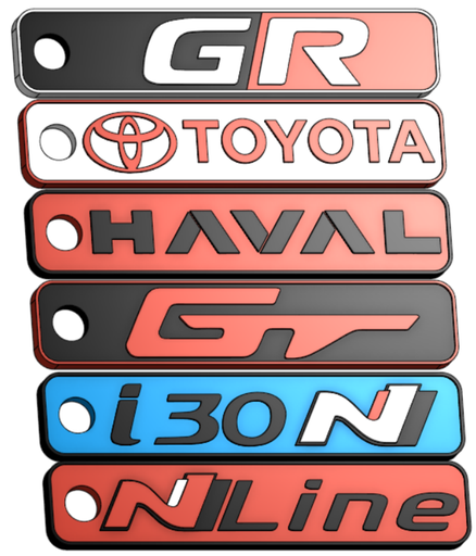 Small Logo Key Plate