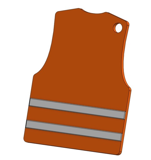 HiVis KeyRing