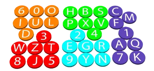 Magnetic Letters & Numbers Pack of 36