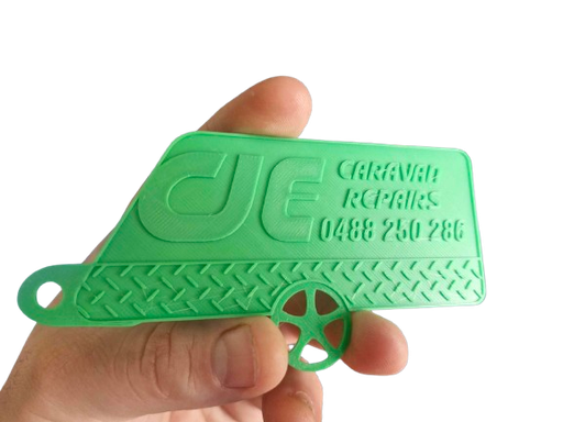 Large LOGO Custom shape key tag